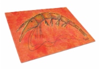 Carolines Treasures RDR2012LCB Shrimp Glass Cutting Board Large