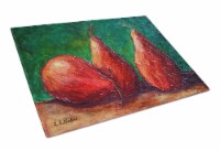 Carolines Treasures  RDR2008LCB Pears Glass Cutting Board Large