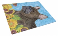 Carolines Treasures SS4152LCB French Bulldog in Summer Flowers Glass Cutting Bo