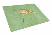 Carolines Treasures 8848LCB Grasshopper on Avacado Glass Cutting Board Large