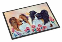 Carolines Treasures 7272MAT Papillon Doormat 18x27