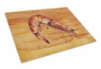 Carolines Treasures 8140LCB Shrimp Glass Cutting Board Large