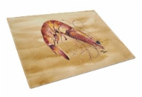 Carolines Treasures 8161LCB Shrimp Glass Cutting Board Large