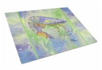 Carolines Treasures 8342LCB Shrimp Glass Cutting Board Large