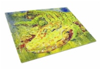 Carolines Treasures 8390LCB Alligator Glass Cutting Board Large