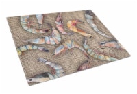 Carolines Treasures 8738LCB Shrimp Glass Cutting Board Large