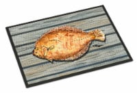 Carolines Treasures 8495-MAT Flounder Doormat 18x27