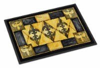 Carolines Treasures 8089-MAT Fleur de lis Doormat 18x27