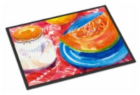 Carolines Treasures 6036MAT A Slice of Cantelope Doormat 18x27
