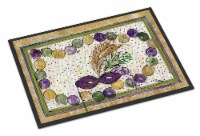 Carolines Treasures 8059MAT Mardi Gras Beads Doormat 18x27
