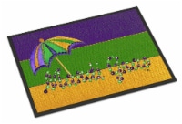 Carolines Treasures 8381MAT Mardi Gras Doormat 18x27