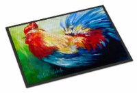 Bird - Rooster Chief Big Feathers Indoor or Outdoor Mat 18x27