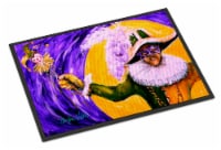 Carolines Treasures MW1109MAT Mardi Gras Hey Mister Doormat 18x27