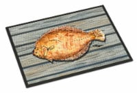 Carolines Treasures 8495-JMAT Fish Flounder Doormat 24x36