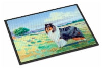 Carolines Treasures  7140JMAT Collie Indoor or Outdoor Mat 24x36