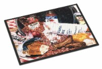 Carolines Treasures 8536JMAT Red Beans and Rice Doormat 24x36