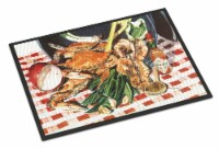 Carolines Treasures 8537JMAT Crab Boil Doormat 24x36
