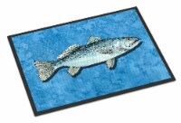 Carolines Treasures  8770JMAT Fish - Trout Indoor or Outdoor Mat 24x36