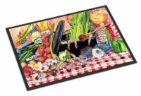 Gumbo and Potato Salad  Door Mat, Indoor Rug or Outdoor Welcome Mat 24x36 Doorma