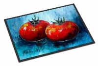 Carolines Treasures MW1088JMAT Vegetables - Tomatoes Red Toes Doormat 24x36
