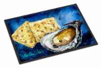 Carolines Treasures  MW1089JMAT Oysters Two Crackers Indoor or Outdoor Mat 24x36