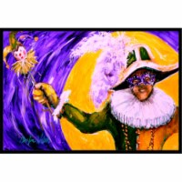 Carolines Treasures MW1109JMAT Mardi Gras Hey Mister Doormat 24x36