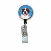 Carolines Treasures  Saint Bernard Retractable Badge Reel Or Id Holder With Clip