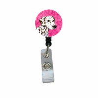Carolines Treasures  Dalmatian Retractable Badge Reel Or Id Holder With Clip