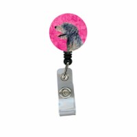 Carolines Treasures  Irish Wolfhound Retractable Badge Reel Or Id Holder With Clip