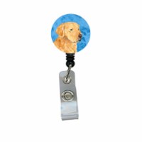 Carolines Treasures  Golden Retriever Retractable Badge Reel Or Id Holder With Clip