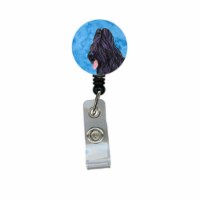 Carolines Treasures  Briard Retractable Badge Reel Or Id Holder With Clip