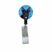 Carolines Treasures  Australian Kelpie Retractable Badge Reel Or Id Holder With Clip
