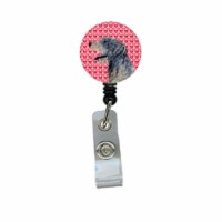 Carolines Treasures  Irish Wolfhound Retractable Badge Reel Or Id Holder With Clip