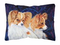 Carolines Treasures 7241PW1216 Papillon Canvas Fabric Decorative Pillow