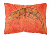 Carolines Treasures  RDR2012PW1216 Shrimp Canvas Fabric Decorative Pillow
