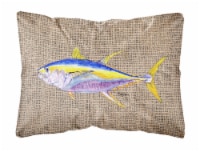 Carolines Treasures  8771PW1216 Fish - Tuna Canvas Fabric Decorative Pillow