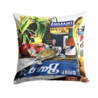 Carolines Treasures 1008PW1414 Crab in the Middle Fabric Decorative Pillow
