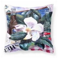 Carolines Treasures 1009PW1414 Barq's and Magnolia Fabric Decorative Pillow