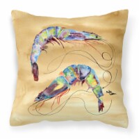 Carolines Treasures  8158PW1414 Shrimp Fabric Decorative Pillow