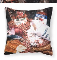 Carolines Treasures  8536PW1414 Red Beans and Rice Fabric Decorative Pillow