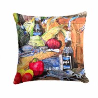 Carolines Treasures 8538PW1414 Barq's and Crabs Fabric Decorative Pillow