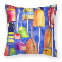 Carolines Treasures 8723-2PW1414 Lobster Bouys Fabric Decorative Pillow