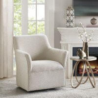 Gracie Mills Swivel Glider Chair - GRACE-9943 Cream