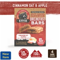 Kodiak® Cinnamon Oat & Apple Breakfast Bars Perspective: Main