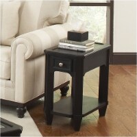 Bowery Hill Chairside Table in Black Forrest Birch