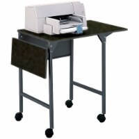 Scranton & Co Printer Stand with Drop Leaves in Black