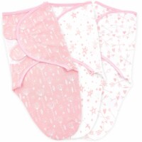 Bublo Baby Swaddle Blanket Boy Girl, 3 Pack Preemie Size Swaddles Up to 7 Pounds