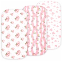 Bublo Baby Bassinet Sheet, Rectangle Bassinet Mattress for Boy Girl, 100% Cotton, One Size