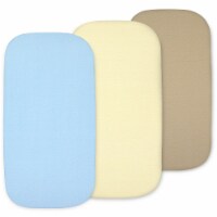Bublo Baby Bassinet Sheet, Rectangle Bassinet Mattress for Boy Girl, 100% Cotton, One Size