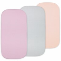 Bublo Baby Bassinet Sheet, Rectangle Bassinet Mattress for Boy Girl, 100% Cotton, One Size